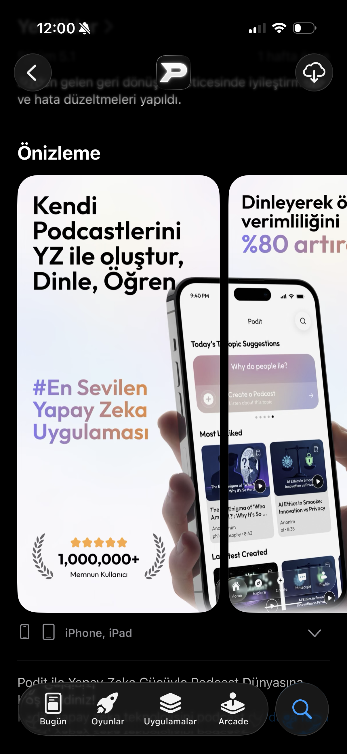 YZ ile Podcast Olustur